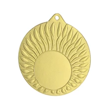Medal złoty ogólny z miejscem na emblemat 25 mm - stalowy
