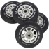 PU 84x24 82A CZARNE MATOWE (4 szt.) + ABEC-9 CHROME (8 szt.) ZESTAW NILS EXTREME PU 84x24 82A CZARNE MATOWE (4 szt.) + ABEC-9 CHROME (8 szt.) ZESTAW NILS EXTREME