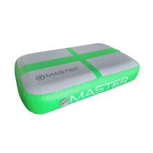 Mata gimnastyczna Airblock MASTER 60 x 100 x 20 cm szaro - zielona
