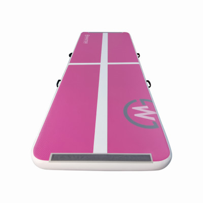 Airtrack ścieżka akrobatyczna MASTER 300 x 100 x 10 cm - Różowo-Biały