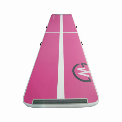 Airtrack ścieżka akrobatyczna MASTER 400 x 100 x 10 cm - Różowo-Biały