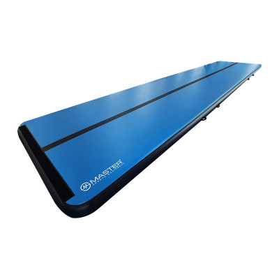 Ścieżka Mata gimnastyczna Airtrack MASTER S-Pro 1000 x 200 x 20 cm niebiesko-czarna