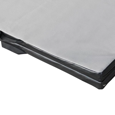 Dwuczęściowa mata składana MASTER Comfort Line R80 - 200 x 120 x 4 cm - czarna