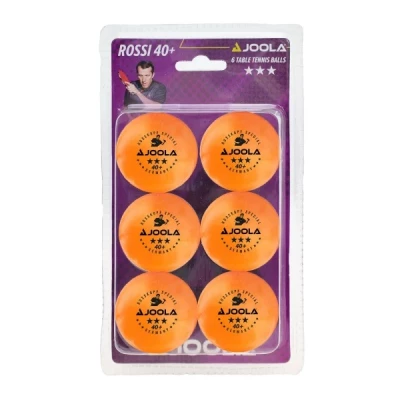 Piłeczki do tenisa stołowego JOOLA Rossi *** 6 szt. - pomarańczowe