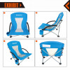 Składane krzesło kempingowe KING CAMP Deluxe Niebieskie